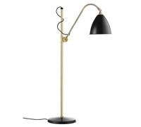 GUBI - Bestlite BL3 M Floor Lamp, Brass/Black Semi Matt - Black