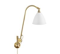 Gubi Bestlite BL6 Wall Lamp Matt White/ Brass