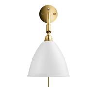 GUBI Bestlite BL7 wall lamp matte white-brass