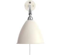 GUBI - Bestlite BL7 Wall Lamp, Chrome / White Semi Matt - Chrome