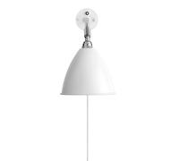 GUBI - Bestlite BL7 Wall Lamp, Chrome / White - White