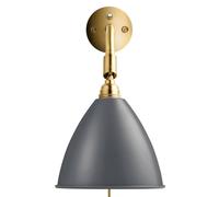 Bestlite BL 7 wall lamp Grey / Brass Gubi - 5710902694829