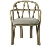 GUBI - Bistra Dining Armchair, Olive / Fustagno 003 - Olive