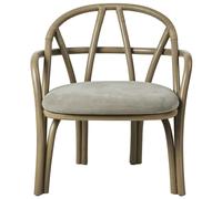 GUBI - Bistra Lounge Chair, Olive / Fustagno 003 - Olive