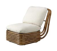 GUBI - Bohemian 72 Lounge Chair, Dedar Lupo Bouclé 007 - Dedar Lupo Bouclé 007