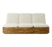 GUBI - Bohemian 72 Sofa 3-Seater, Dedar Lupo Bouclé 007 - Dedar Lupo Bouclé 007