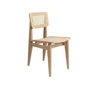 GUBI C-Chair chair Oiled oak, rattan