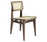 GUBI - C-Chair Dining Chair, Walnut/Cane - Walnut