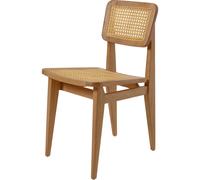 Gubi C-Chair Garden Chair French Cane/Natural Teak