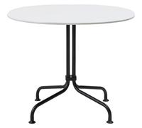Gubi Carmel Bistro Café Table 75x75 Matt Black/Clam White