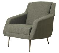GUBI CDC.1 Armchair Brass/Dedar 141/Soft Leather Army