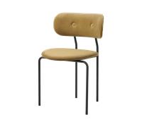 GUBI Coco Dining Chair Velvet 294 Gray Green