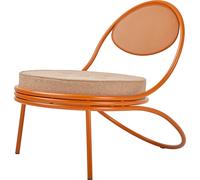 GUBI Copacabana Outdoor Lounge Chair upholstered seat Lorkey limonta 44-international orange