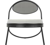 GUBI Copacabana Outdoor Chair Matt Black/ Leslie Stripe 020