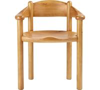 GUBI Daumiller Dining Chair with Armrests Golden Pine
