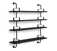 GUBI - Demon Shelf 4, 155cm, Black Stained Ash - Black