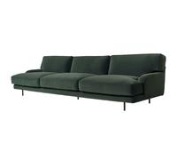 Gubi Flaneur 3-Seater Sofa Black/ Asator 0984