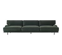 Gubi Flaneur 3-Seater Sofa Black/ Asator 0984