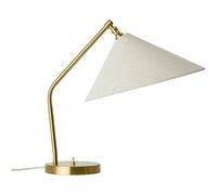 GUBI - Gräshoppa Table Lamp, Brass / Canvas - Brass