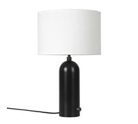 GUBI Gravity S table lamp blackend steel + white shade