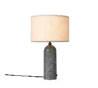 GUBI Gravity Table Lamp Small Gray Black/Canvas