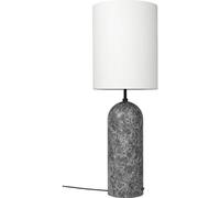 GUBI - Gravity XL Floor Lamp High, Grey Marble / White - White