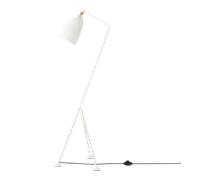 GUBI Grossman Collection Gräshoppa Floor Lamp Glossy Alabaster White
