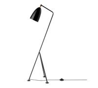 GUBI Grossman Collection Gräshoppa Floor Lamp Glossy Black