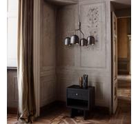 GUBI Howard 4-bulb chandelier Ø 66 cm gunmetal