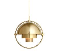 GUBI Multi-Lite ceiling lamp brass