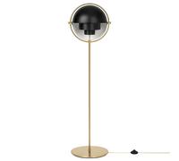 GUBI - Multi-Lite Floor Lamp, Brass/Black - Black
