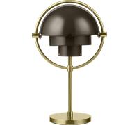 Gubi Multi-Lite Limited Edition Portable Lamp Mocha Brown/ Brass