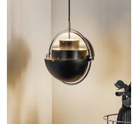 GUBI Multi-Lite pendant light, Ø 27 cm, chrome/black
