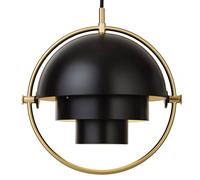 Multi-Lite Pendant Small Brass & Black