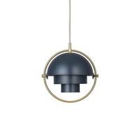 GUBI Multi-Lite Pendant Small Brass & Midnight Blue - Limited Edition