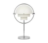GUBI Multi-Lite portable lamp White semi matte-chrome