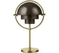 Gubi Multi-Lite Limited Edition Portable Lamp Mocha Brown/ Brass