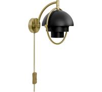 GUBI - Multi-Lite Wall Lamp, Black Semi Matt / Brass - Black