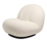 GUBI - Pacha Lounge Chair PG5, Karakorum 001, Black Base - Off-White