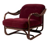 Gubi Poltrone Tria Armchair Dark Rattan/Fuestagno Limonta 006