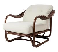 Gubi Poltrone Tria Armchair Dark Rattan/Reales Limonta 001