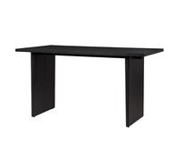 GUBI Private Desk Black Brown Stained Oak