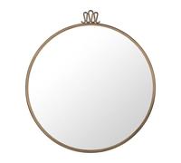GUBI Randaccio Wall Mirror Round Ø60 cm Antique Brass