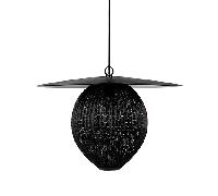 GUBI Satellite ceiling lamp medium midnight black