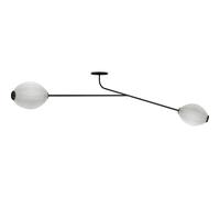 GUBI wall light Satellite 2-bulb cream white