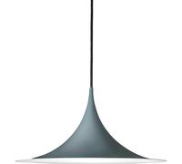 GUBI Semi Pendant Medium Glossy Anthracite Gray