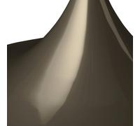 Gubi Semi pendant light, Ø 60 cm, glossy cocoa brown