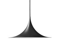 GUBI - Semi Pendant Ø 47 cm, Matt Black - Matte Black