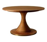 Gubi Tavolo A Dischi Dining Table Ø120 American Walnut/High Gloss