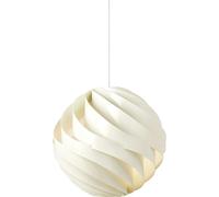 GUBI - Turbo Pendant Ø 62 cm, Glossy Alabaster White - White